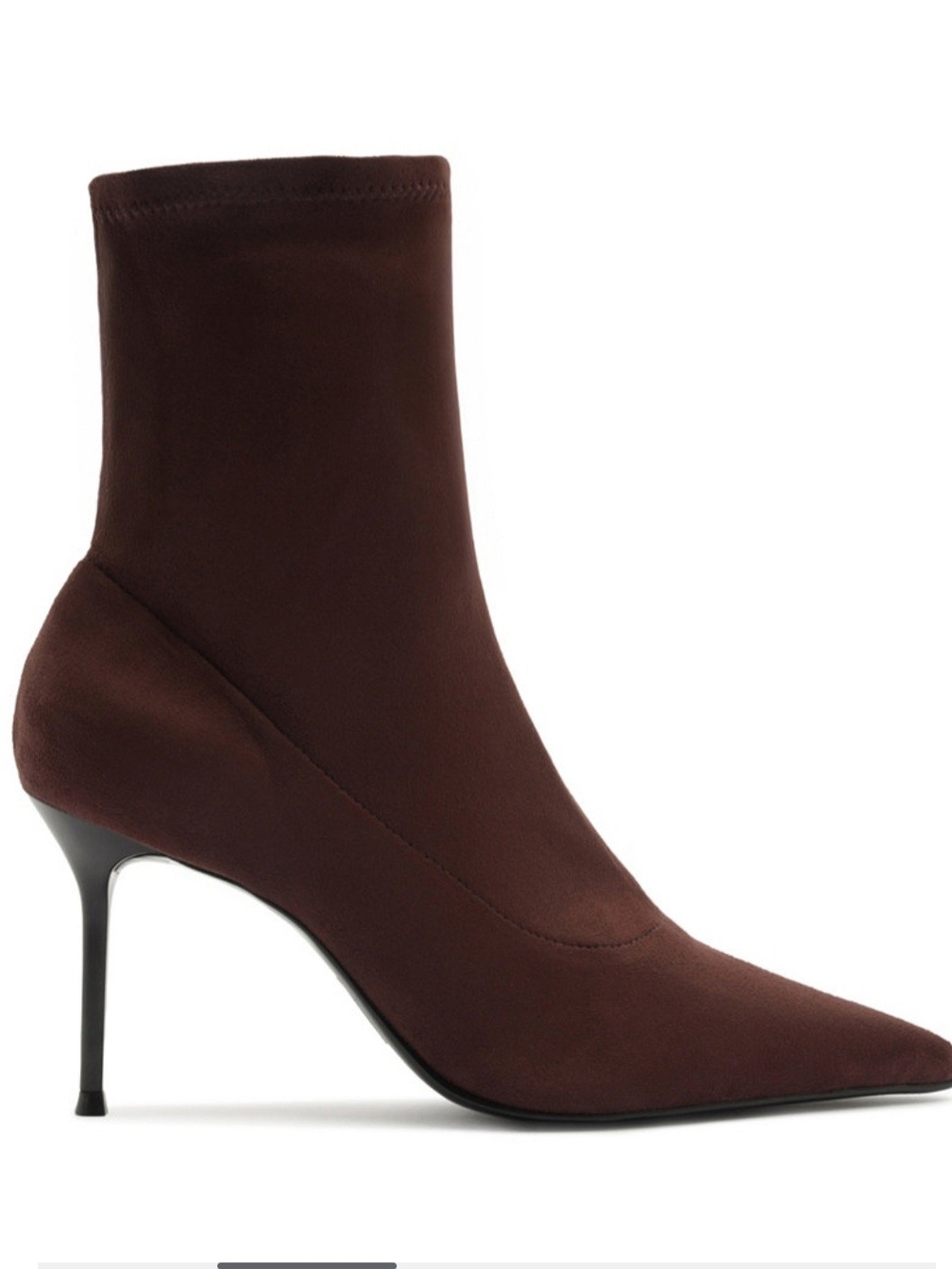 SCHUTZ WOMEN'S COLETTE SUEDE HIGH STILETTO SUEDE DRESS BOOTIE NIB